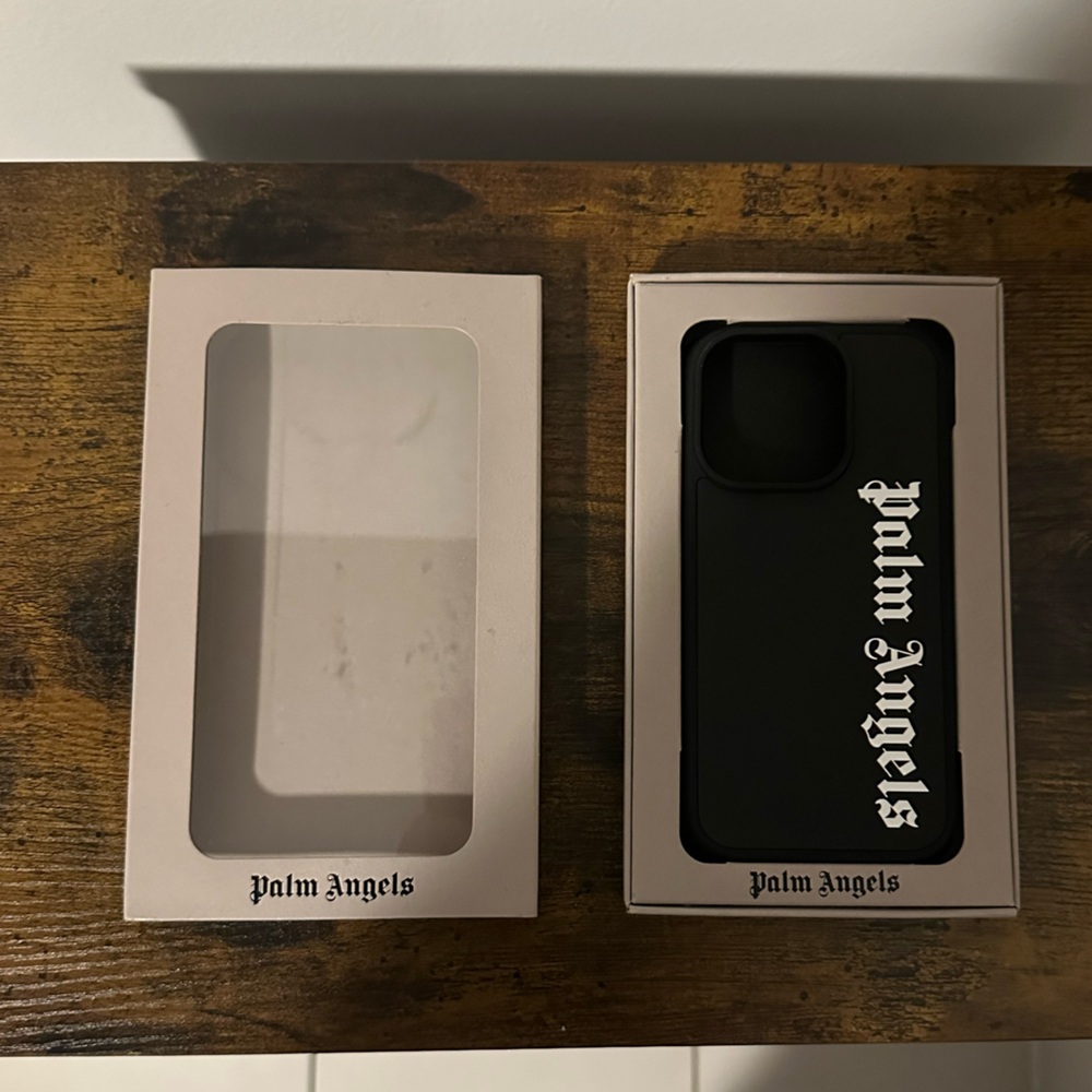 Palm Angels Logo Case iPhone 14 Pro